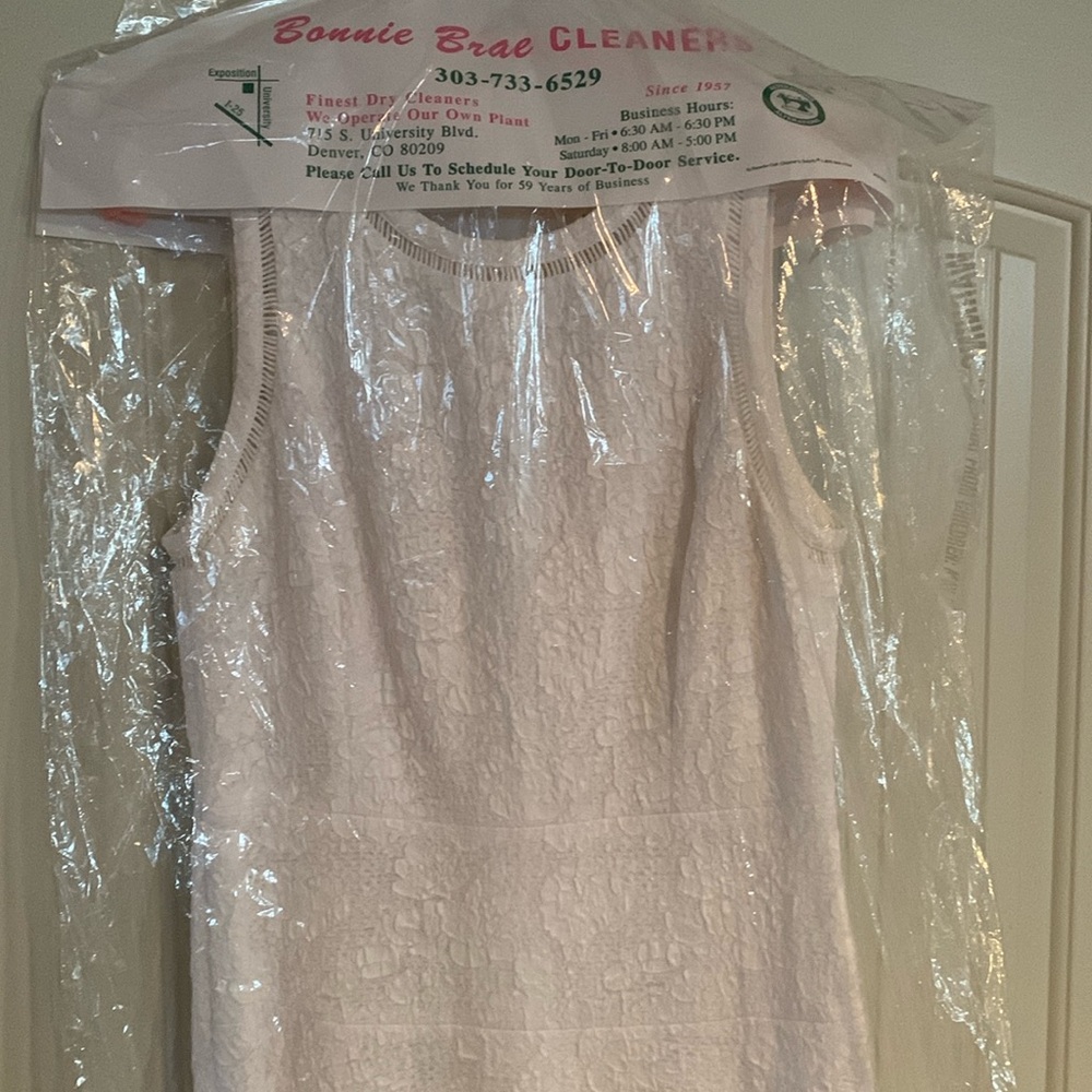 Rebecca Taylor white fit and flare dress